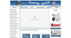 Desktop Screenshot of fencer.co.za